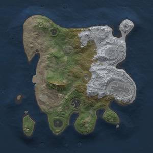 Thumbnail Rust Map: Procedural Map, Size: 2500, Seed: 706898320, 8 Monuments