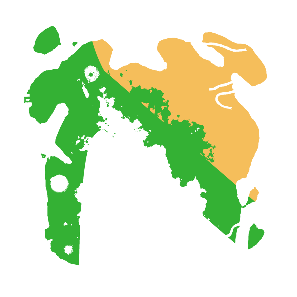 Biome Rust Map: Procedural Map, Size: 3000, Seed: 1367522457