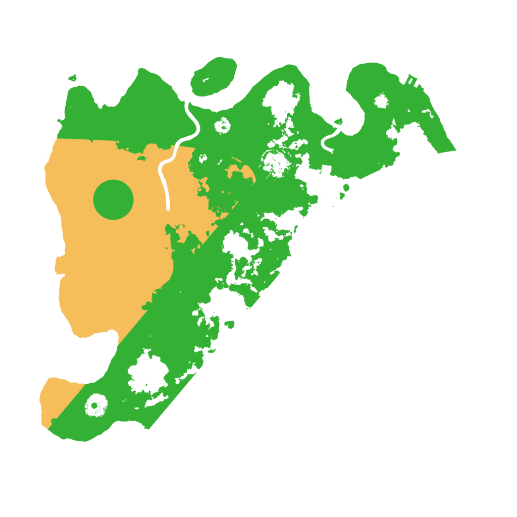 Biome Rust Map: Procedural Map, Size: 3400, Seed: 15288569