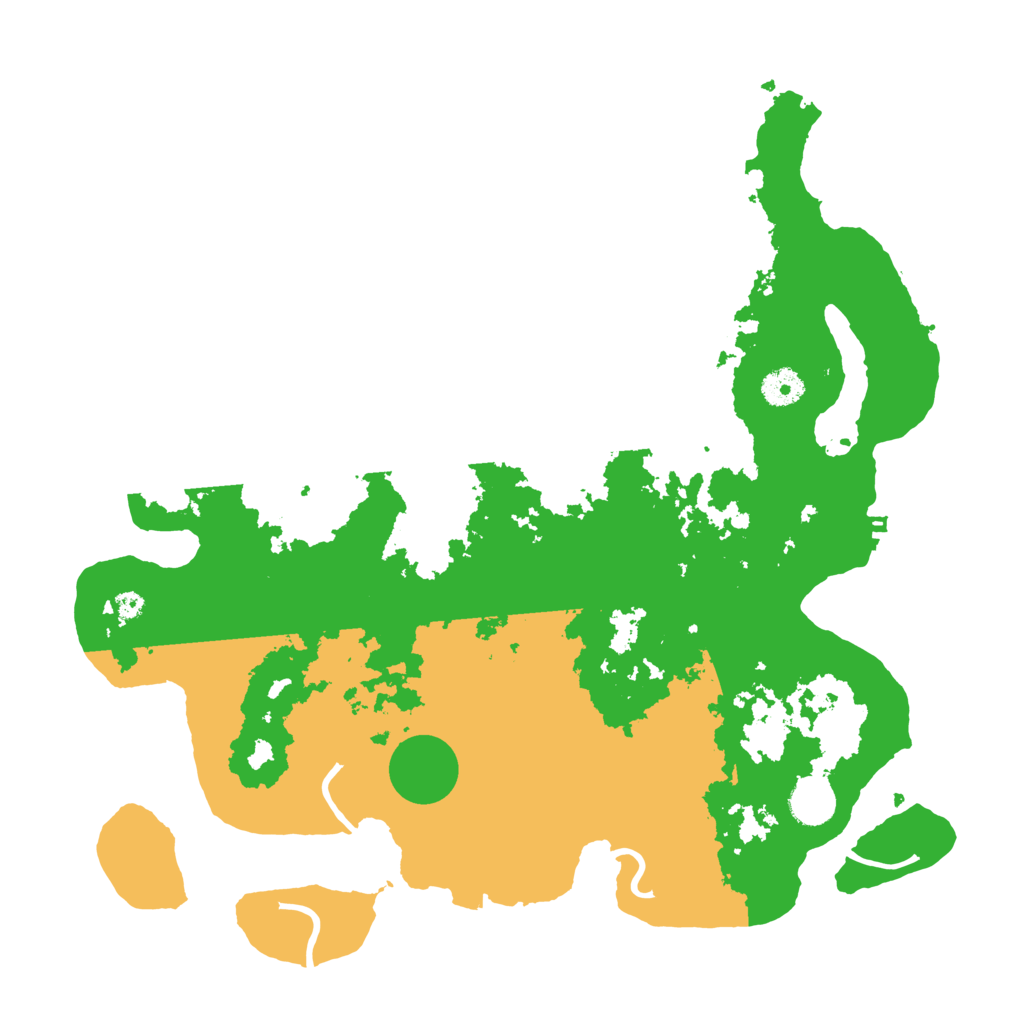 Biome Rust Map: Procedural Map, Size: 3900, Seed: 85004013