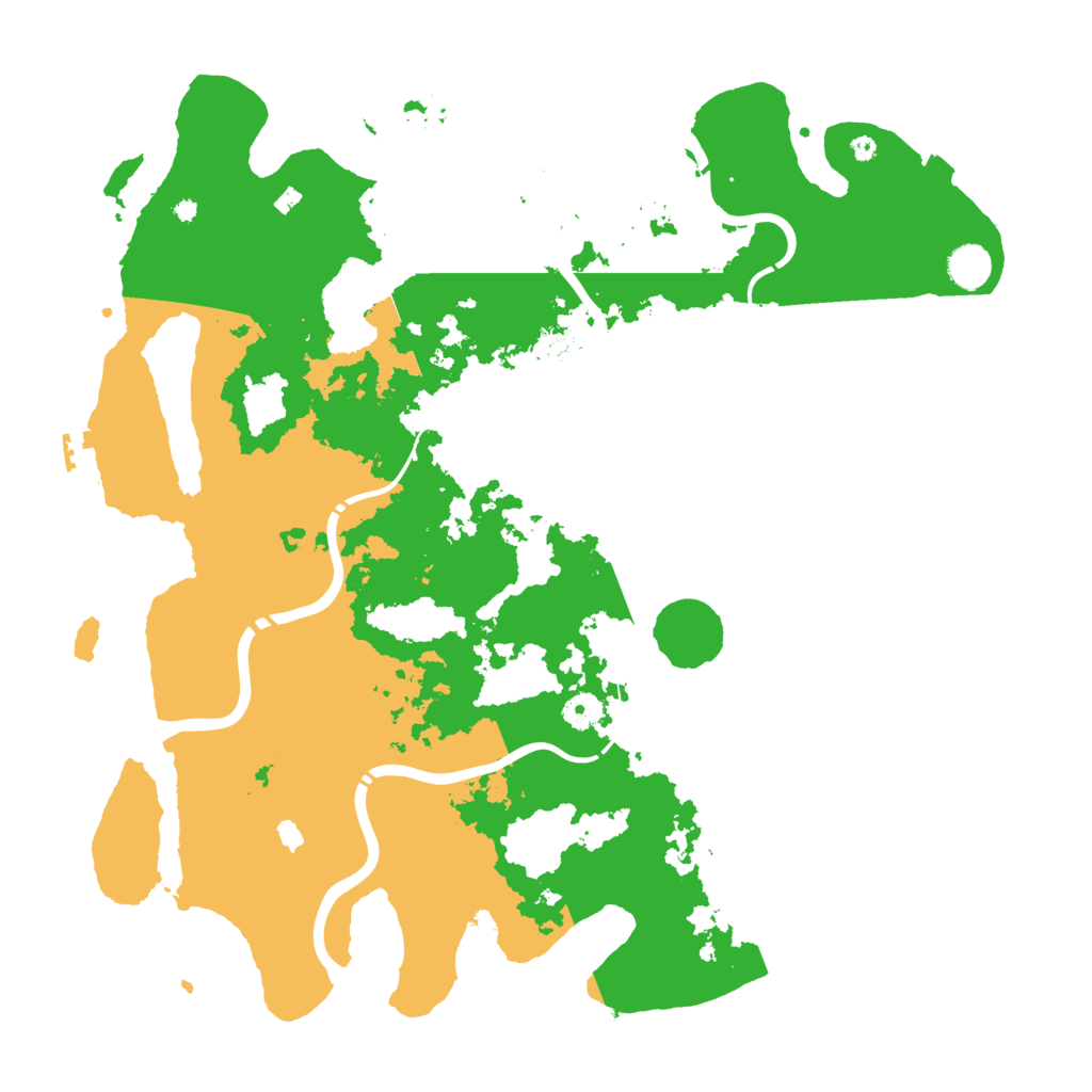 Biome Rust Map: Procedural Map, Size: 4400, Seed: 78131112