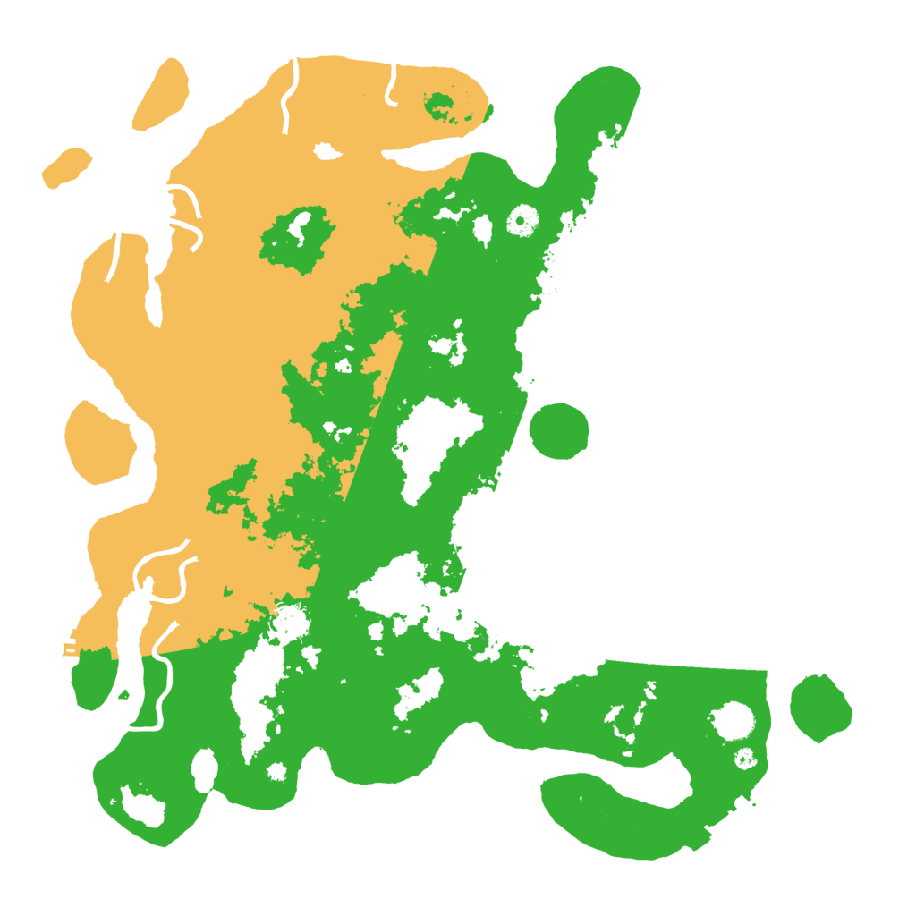 Biome Rust Map: Procedural Map, Size: 4350, Seed: 55271312