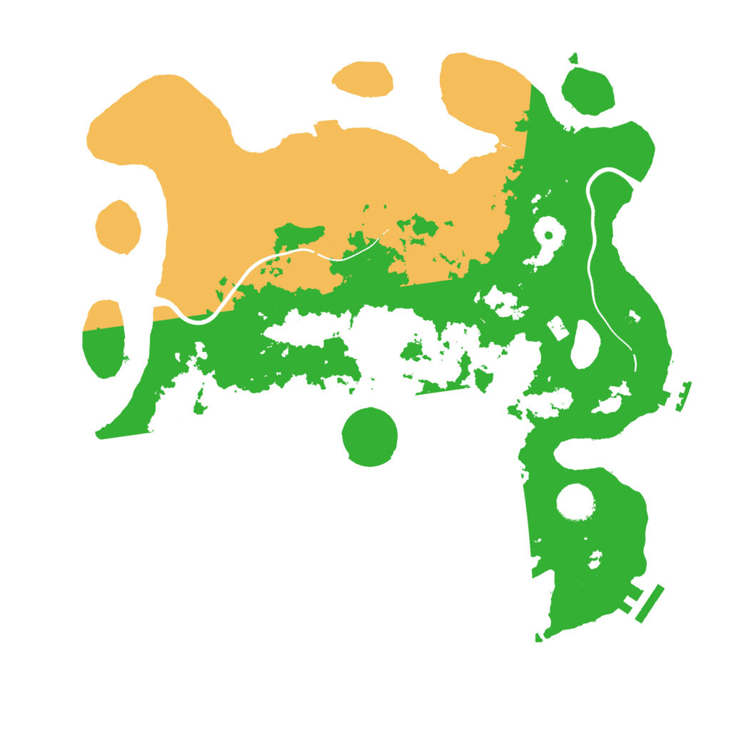 Biome Rust Map: Procedural Map, Size: 3500, Seed: 75353473