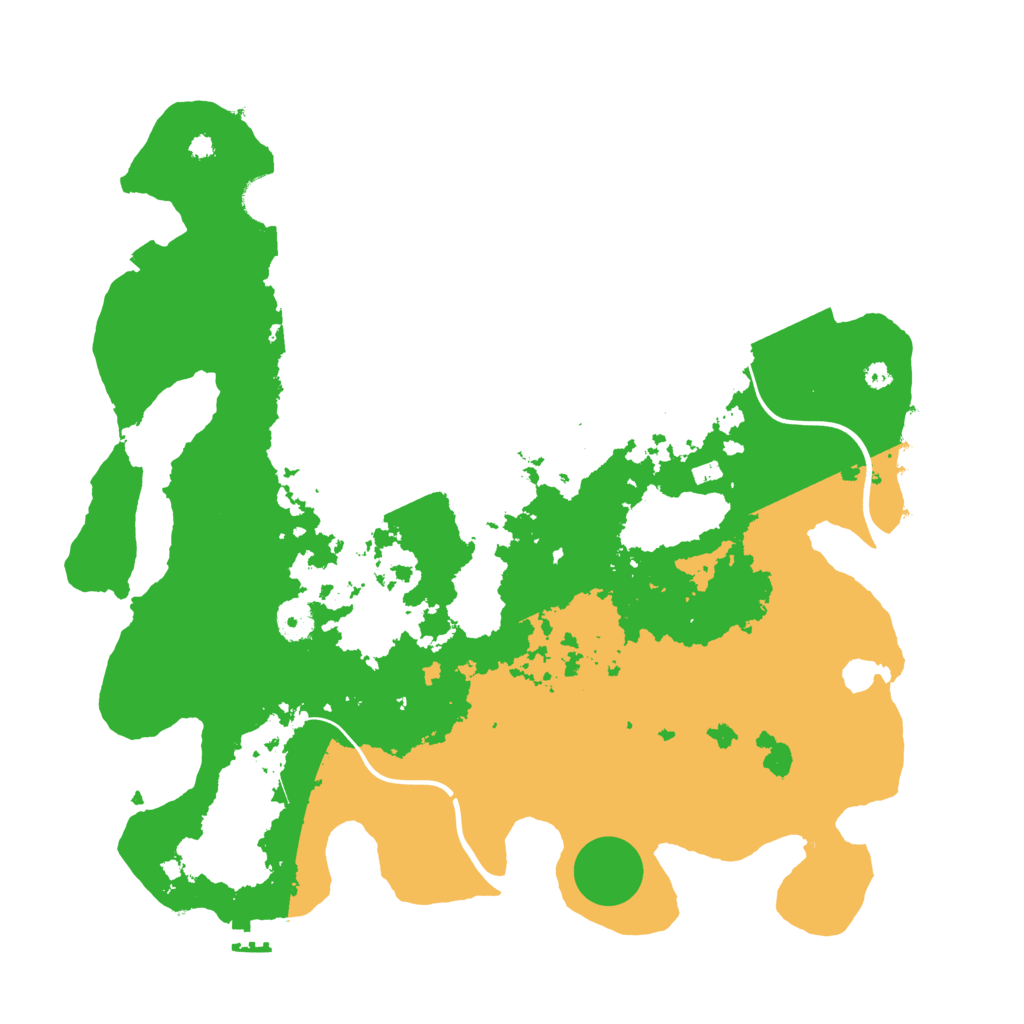 Biome Rust Map: Procedural Map, Size: 3900, Seed: 28533115