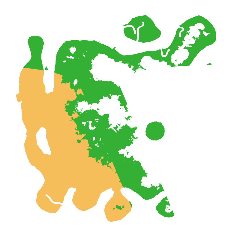 Biome Rust Map: Procedural Map, Size: 3500, Seed: 117984855