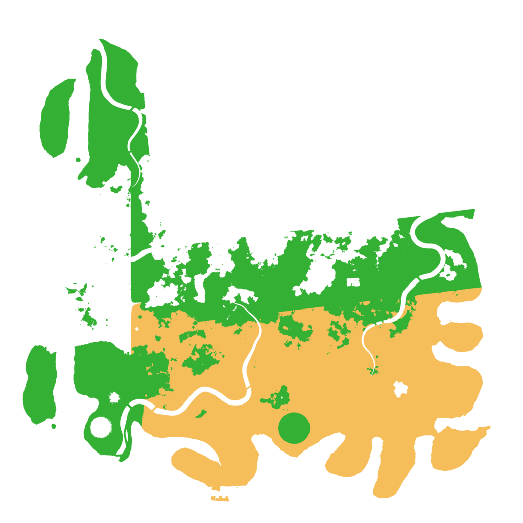 Biome Rust Map: Procedural Map, Size: 4400, Seed: 37799448