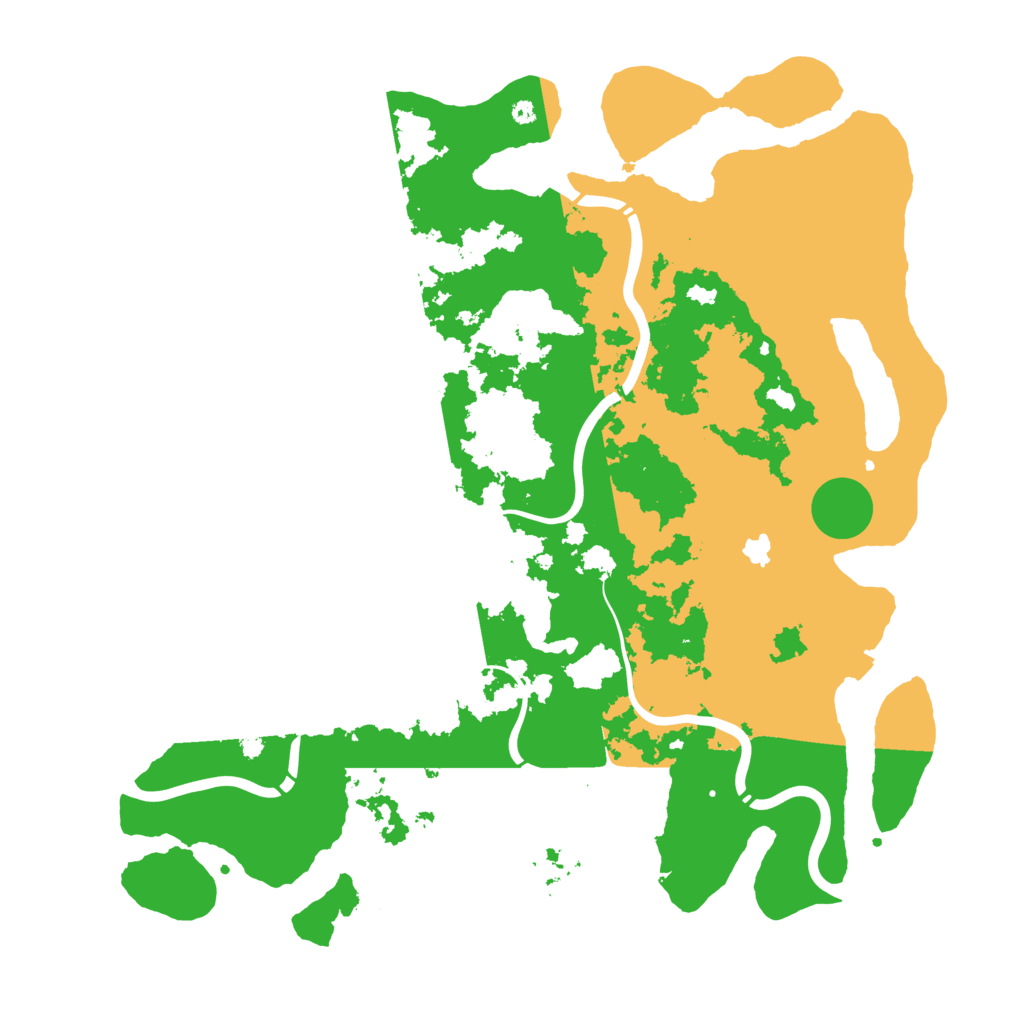 Biome Rust Map: Procedural Map, Size: 4400, Seed: 7812
