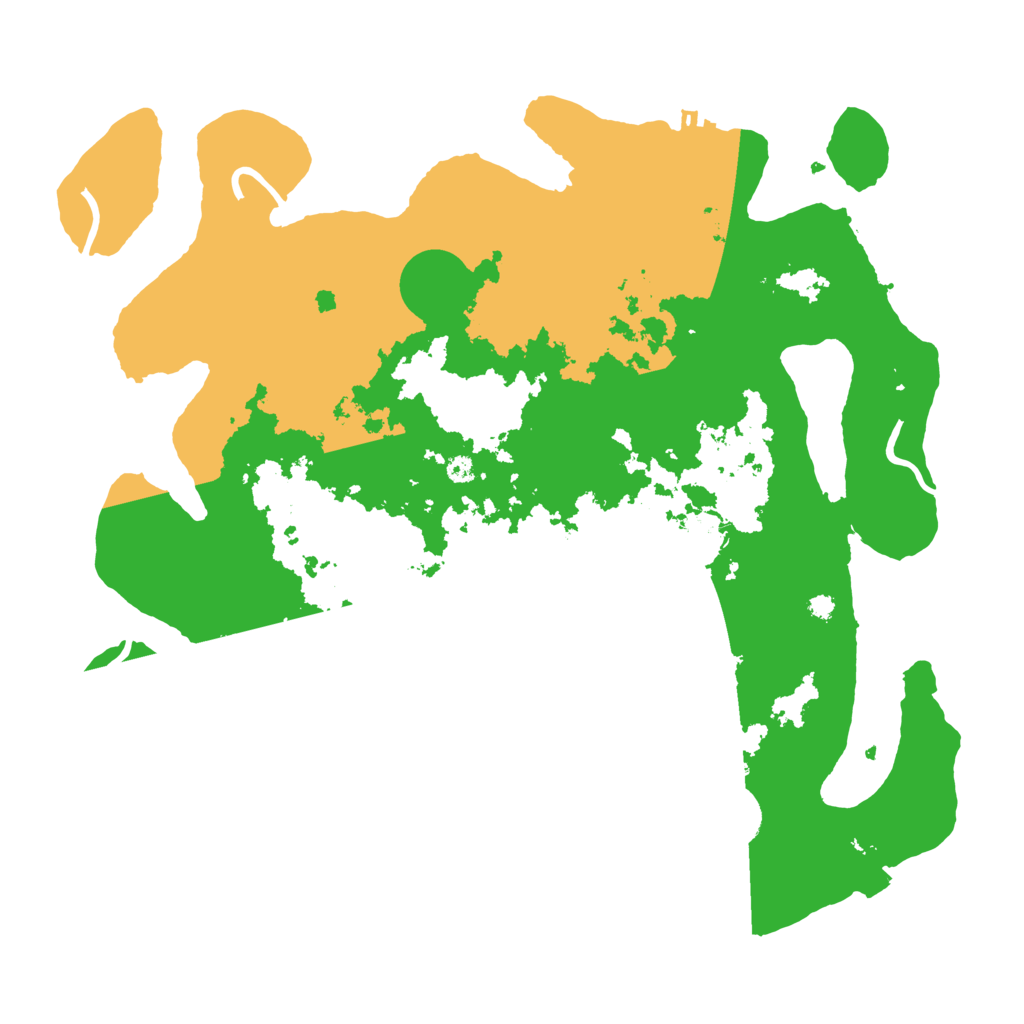 Biome Rust Map: Procedural Map, Size: 3800, Seed: 66352498