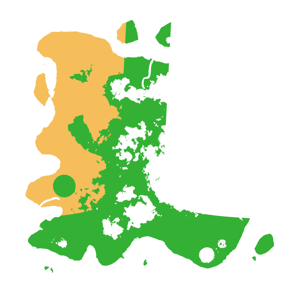 Biome Rust Map: Procedural Map, Size: 3500, Seed: 1247365