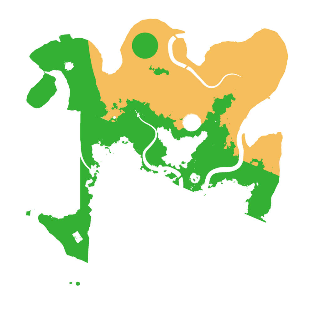 Biome Rust Map: Procedural Map, Size: 3250, Seed: 2107067428