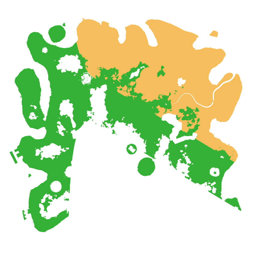 Biome Rust Map: Procedural Map, Size: 4000, Seed: 347955787