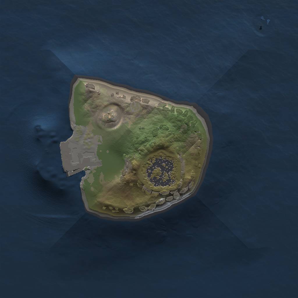 Rust Map: Procedural Map, Size: 1000, Seed: 894873759, 3 Monuments