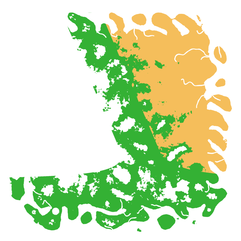 Biome Rust Map: Procedural Map, Size: 6000, Seed: 1649787398