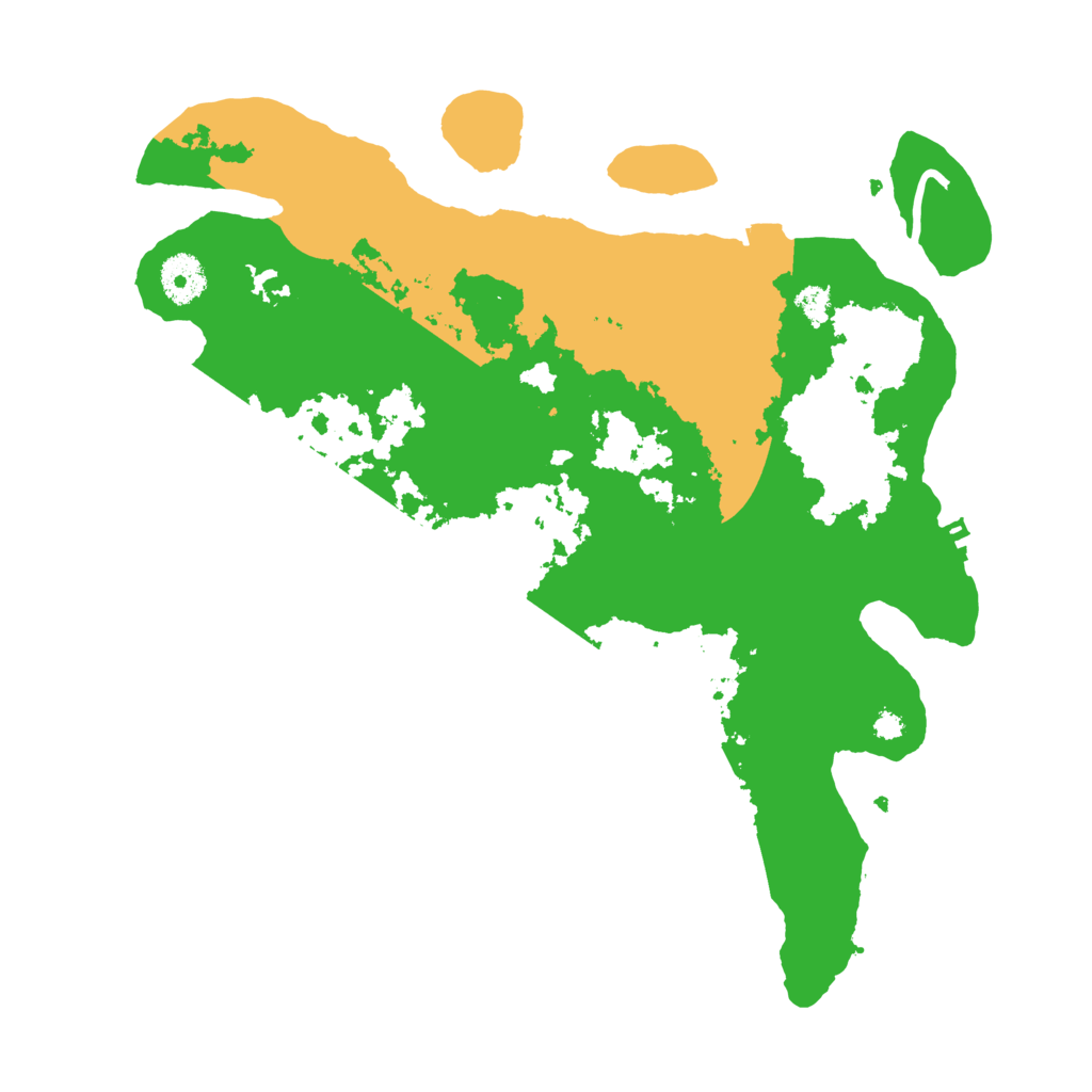 Biome Rust Map: Procedural Map, Size: 3500, Seed: 1979650931