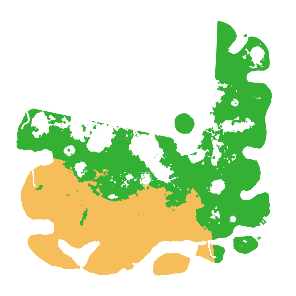 Biome Rust Map: Procedural Map, Size: 4100, Seed: 18880474