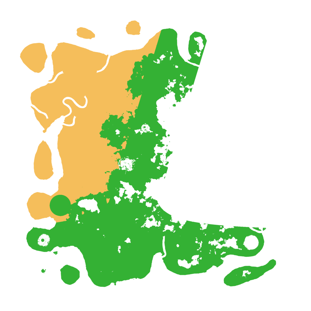 Biome Rust Map: Procedural Map, Size: 3900, Seed: 69198313