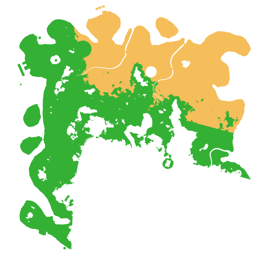 Biome Rust Map: Procedural Map, Size: 4250, Seed: 33690244