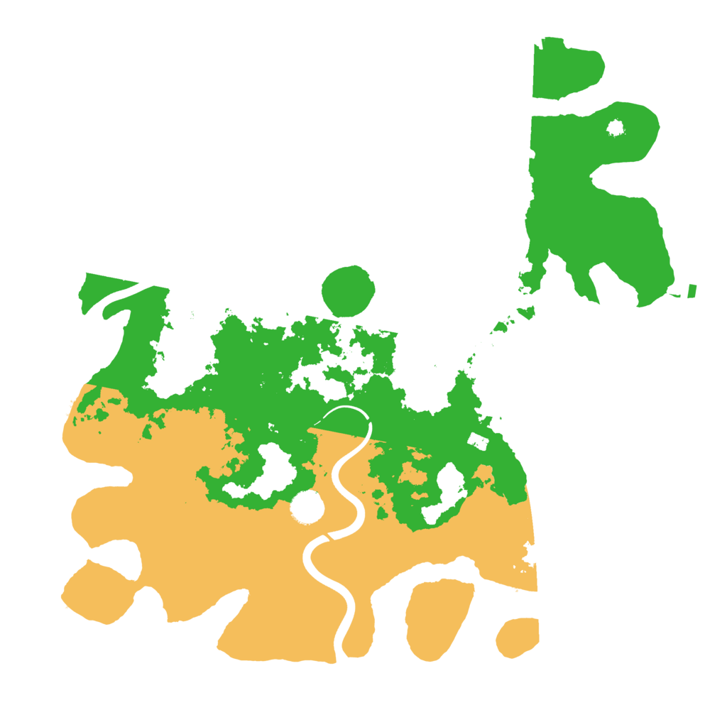 Biome Rust Map: Procedural Map, Size: 3900, Seed: 15907765
