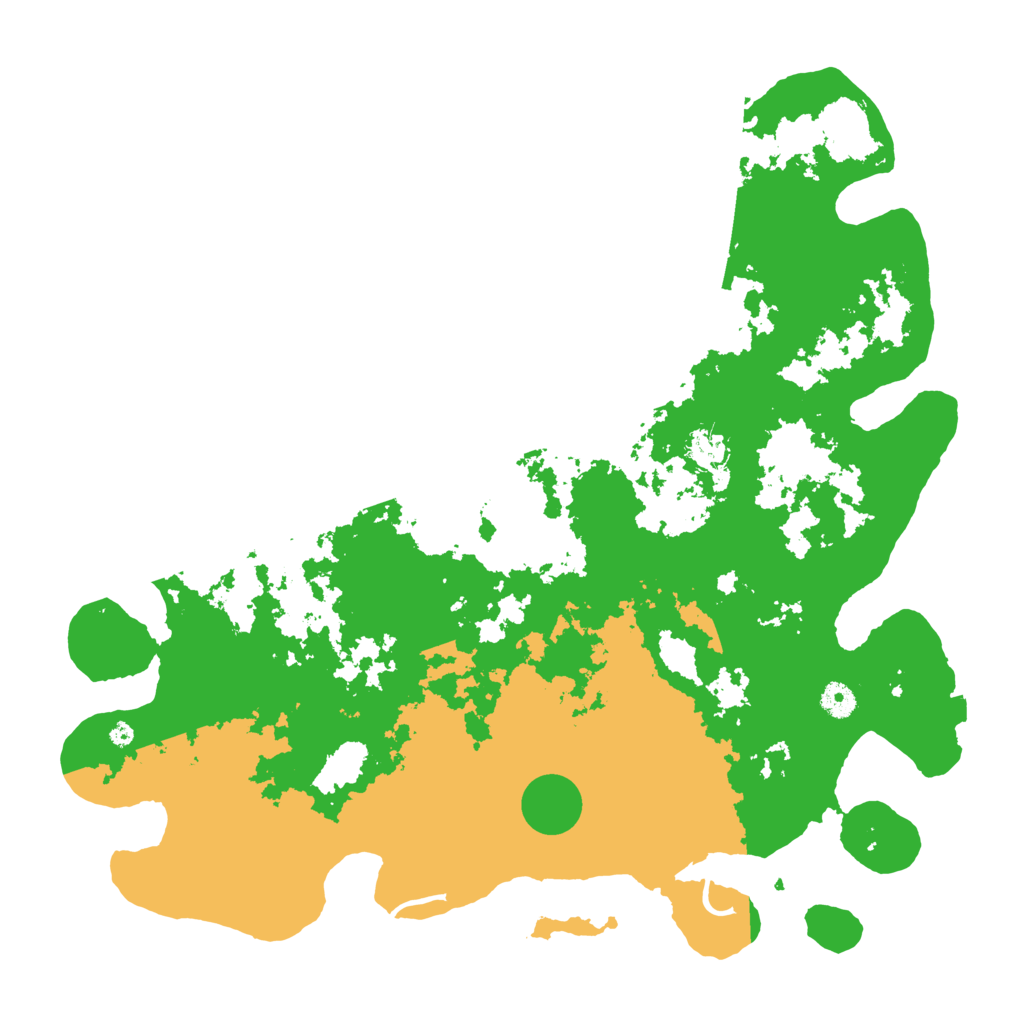 Biome Rust Map: Procedural Map, Size: 4450, Seed: 648252