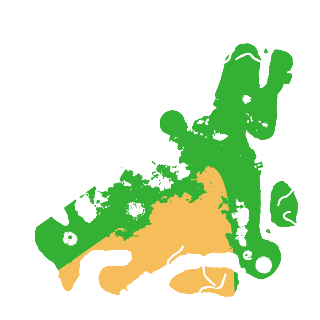 Biome Rust Map: Procedural Map, Size: 3400, Seed: 78136873