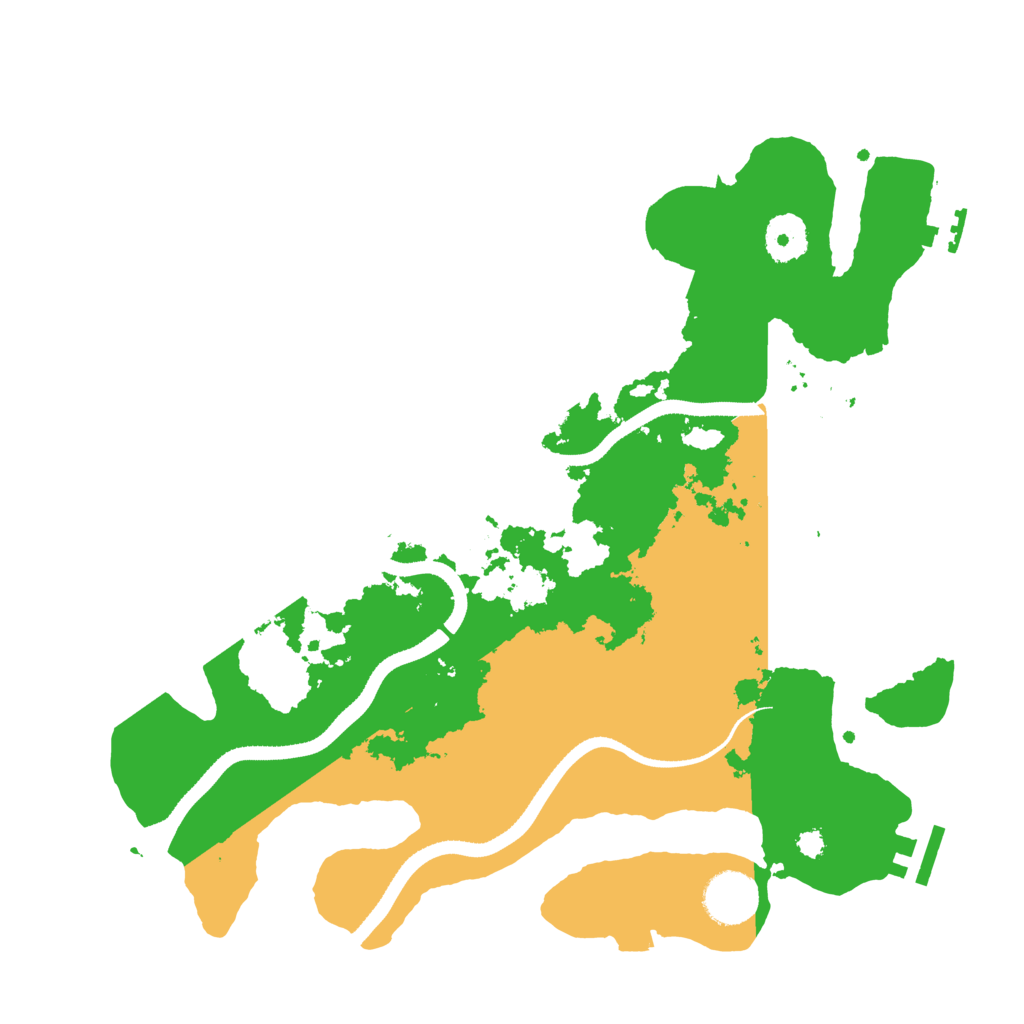 Biome Rust Map: Procedural Map, Size: 3400, Seed: 78136873