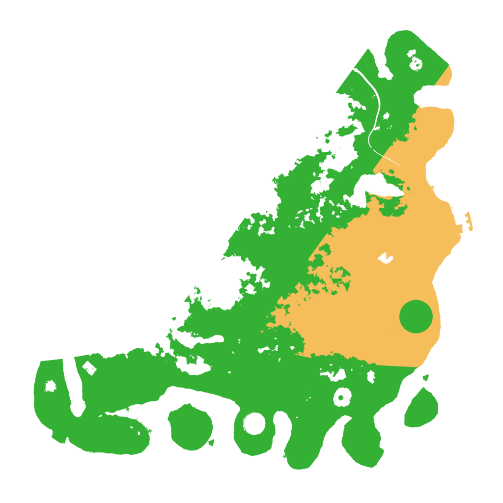 Biome Rust Map: Procedural Map, Size: 4000, Seed: 20231003