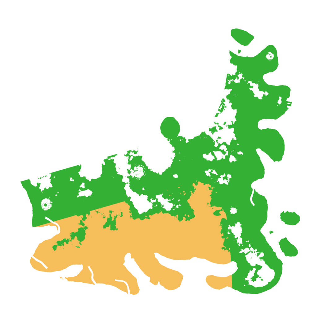 Biome Rust Map: Procedural Map, Size: 4300, Seed: 83502056