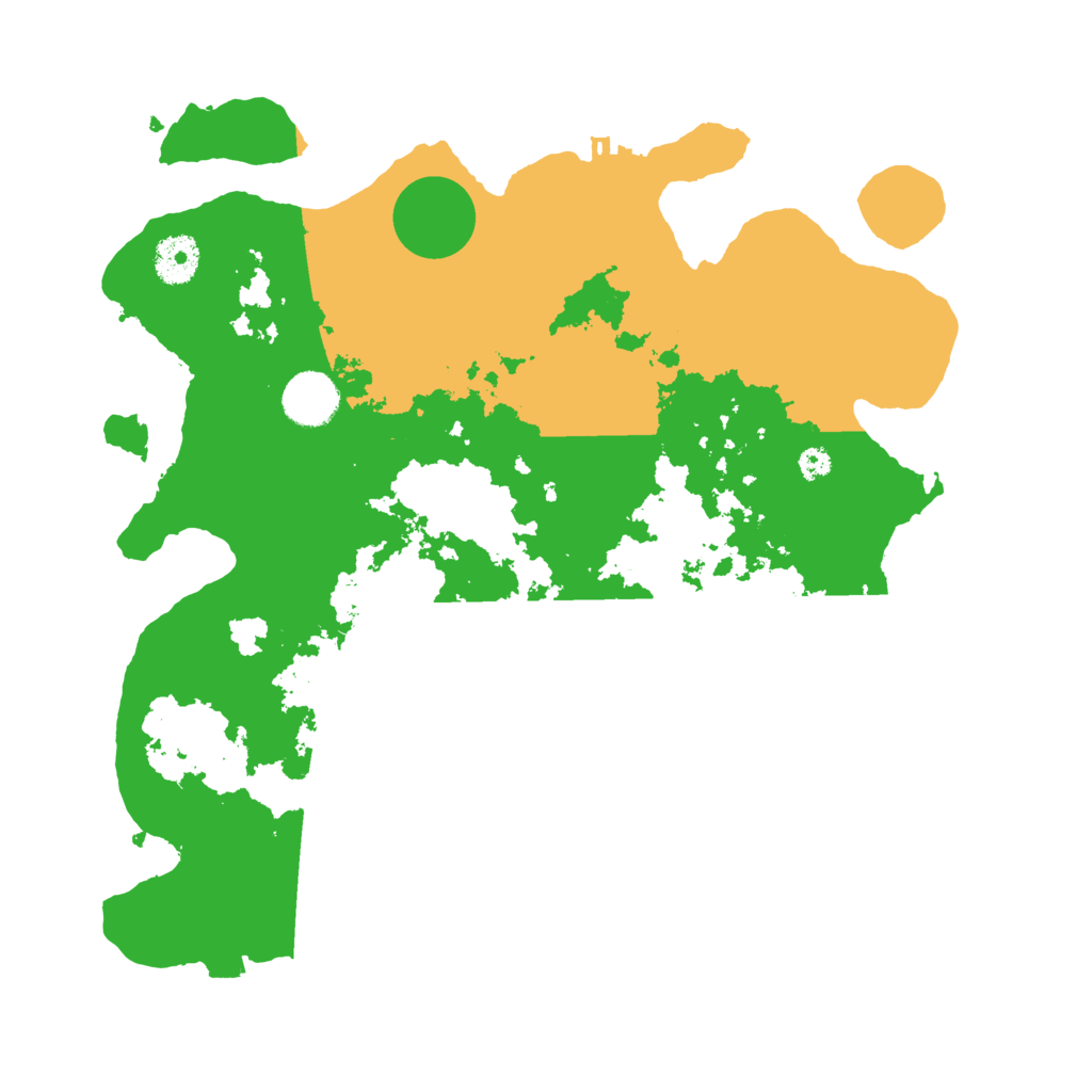 Biome Rust Map: Procedural Map, Size: 3500, Seed: 14362453