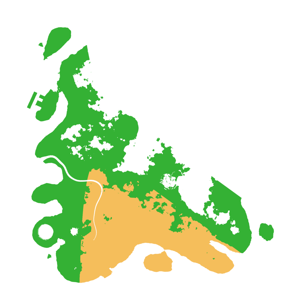 Biome Rust Map: Procedural Map, Size: 3450, Seed: 48374719