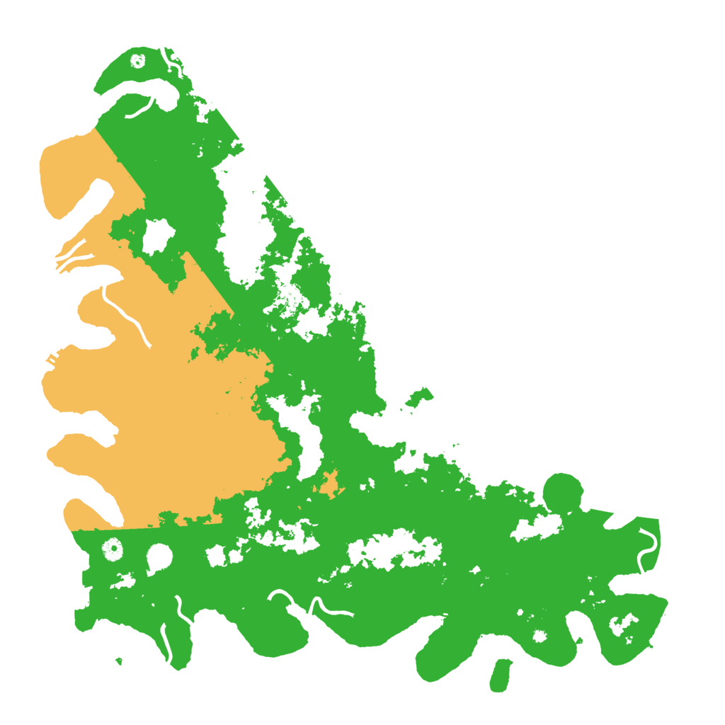 Biome Rust Map: Procedural Map, Size: 5000, Seed: 10500