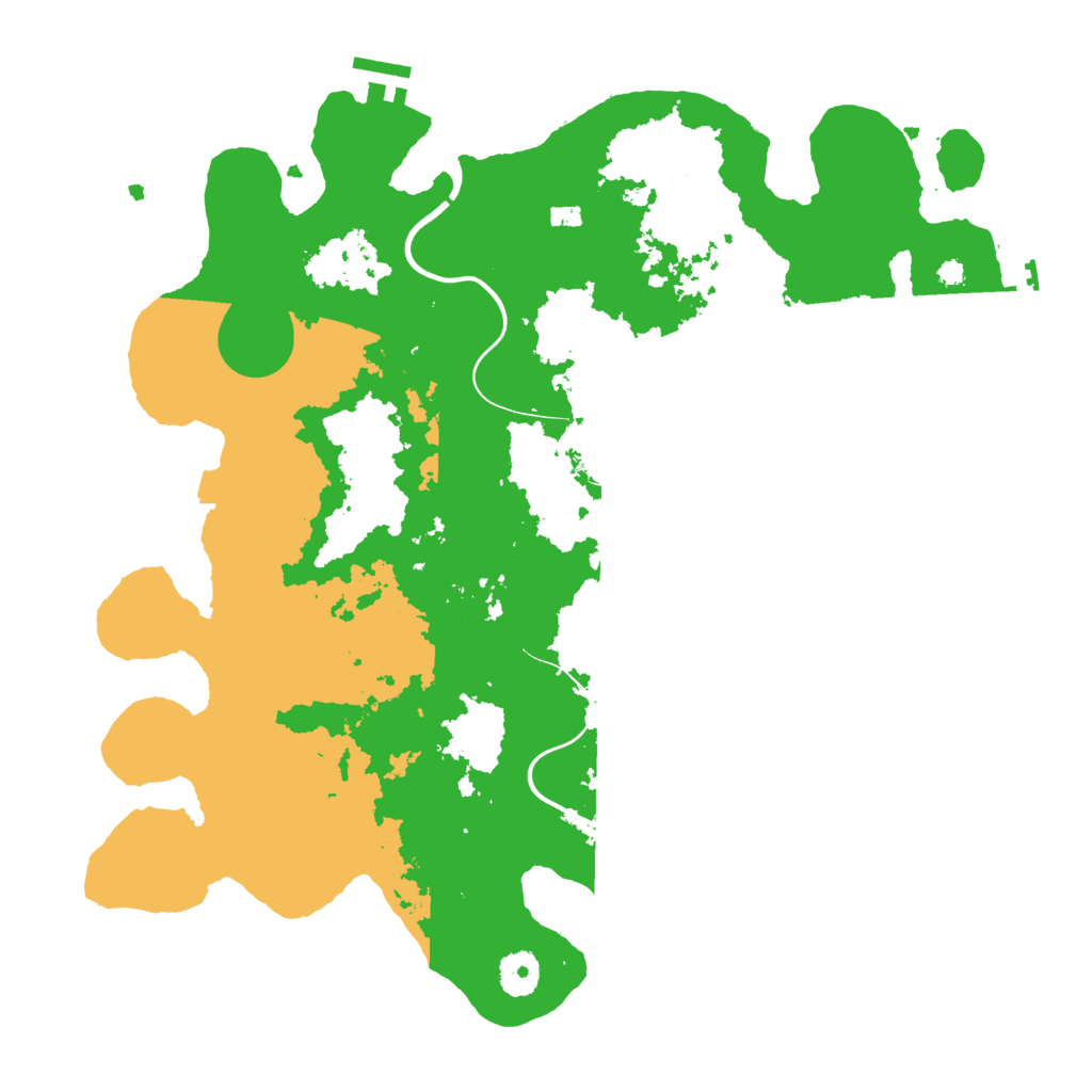 Biome Rust Map: Procedural Map, Size: 3800, Seed: 36416760