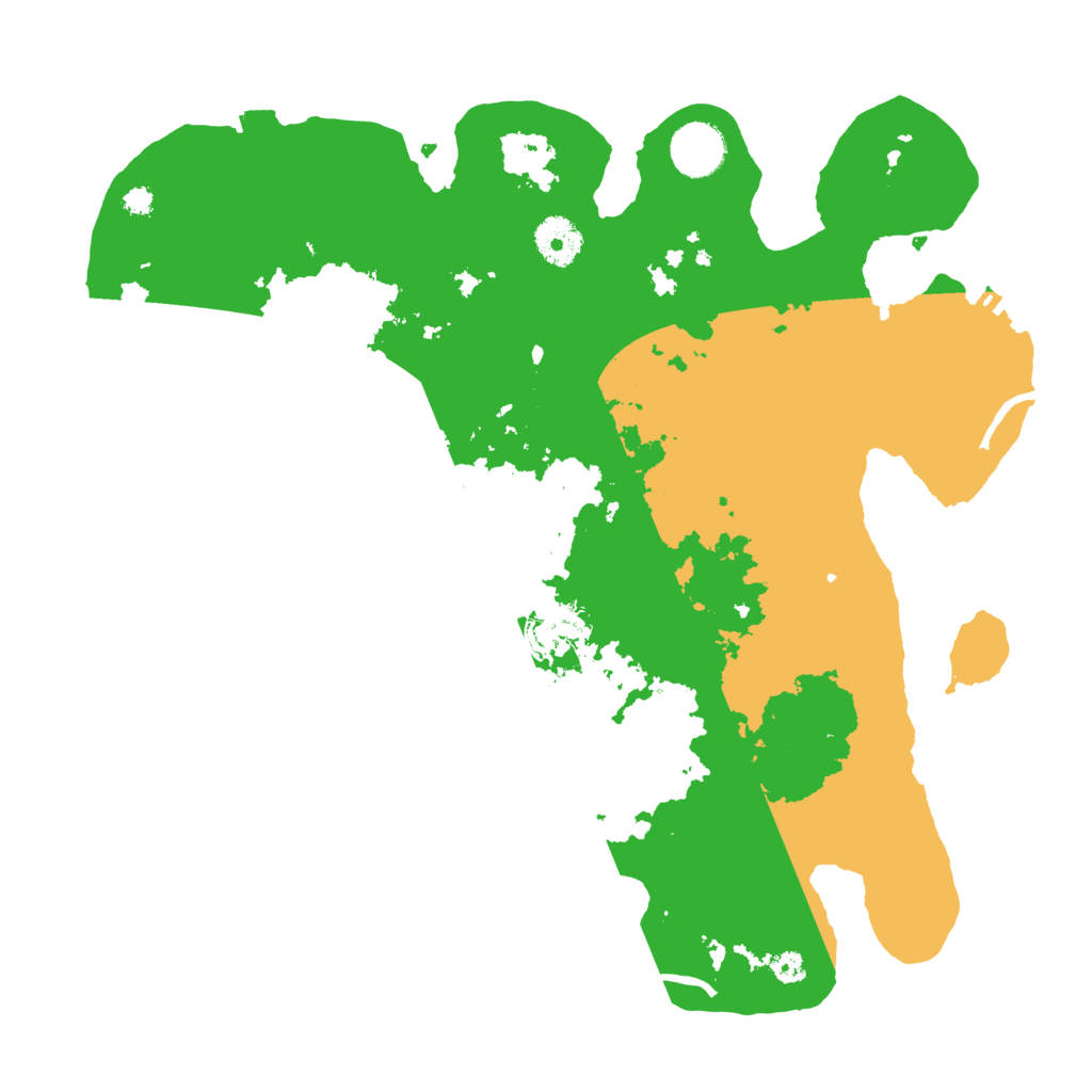 Biome Rust Map: Procedural Map, Size: 3500, Seed: 433320617