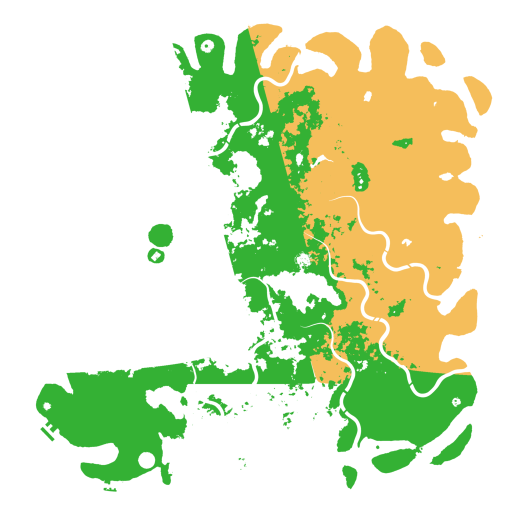 Biome Rust Map: Procedural Map, Size: 6000, Seed: 28010