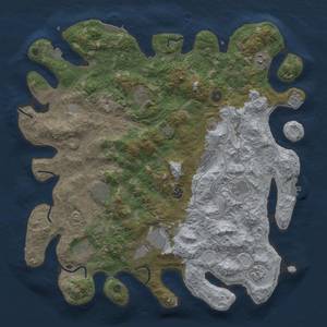 Thumbnail Rust Map: Procedural Map, Size: 4400, Seed: 7111812, 18 Monuments