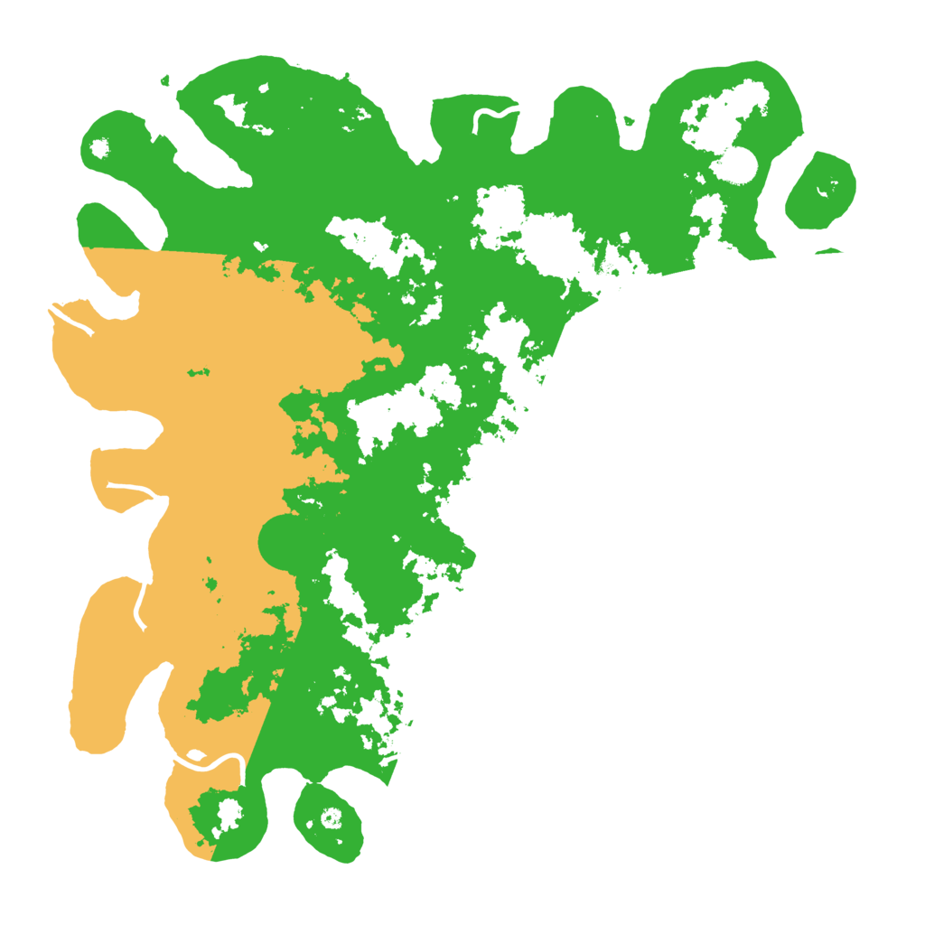 Biome Rust Map: Procedural Map, Size: 4400, Seed: 7111812