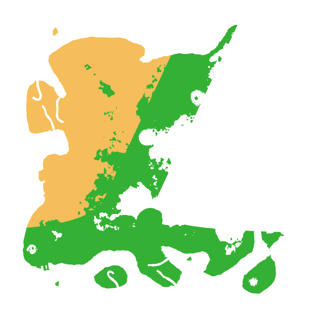 Biome Rust Map: Procedural Map, Size: 3450, Seed: 70823197