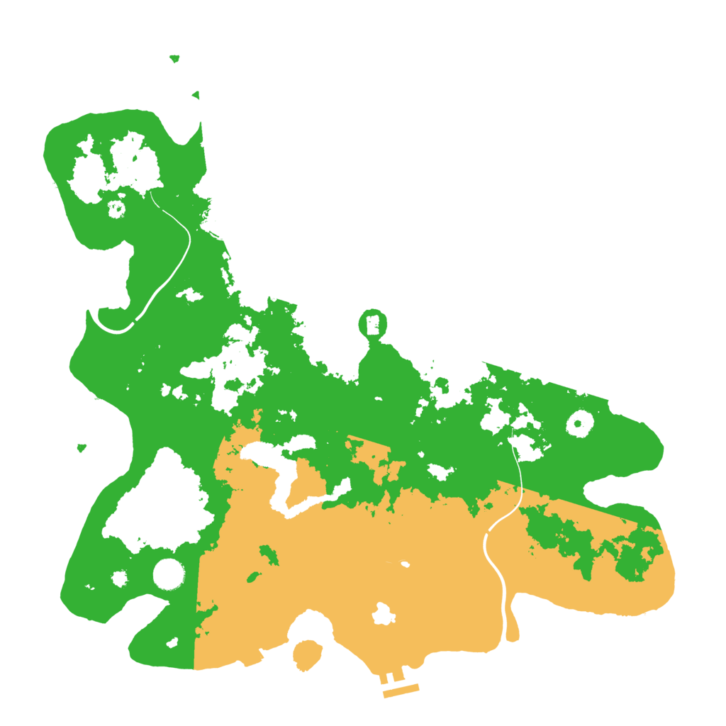 Biome Rust Map: Procedural Map, Size: 4050, Seed: 708292251