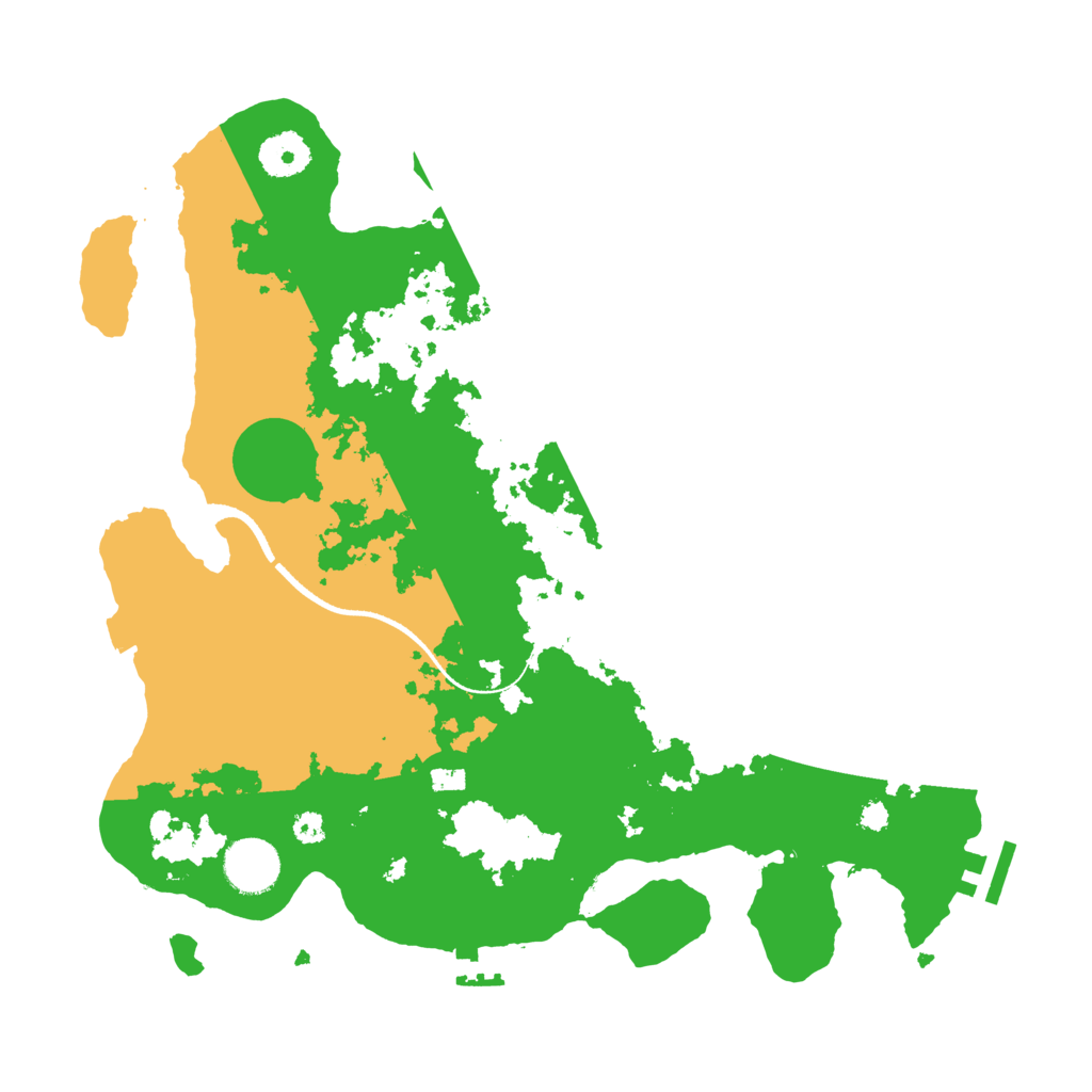 Biome Rust Map: Procedural Map, Size: 3450, Seed: 56264310