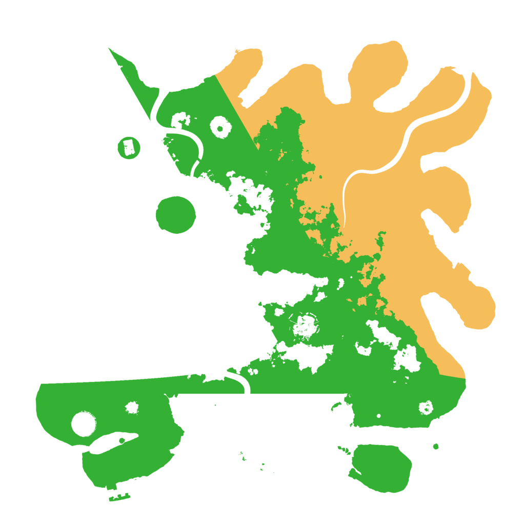 Biome Rust Map: Procedural Map, Size: 3750, Seed: 37374345