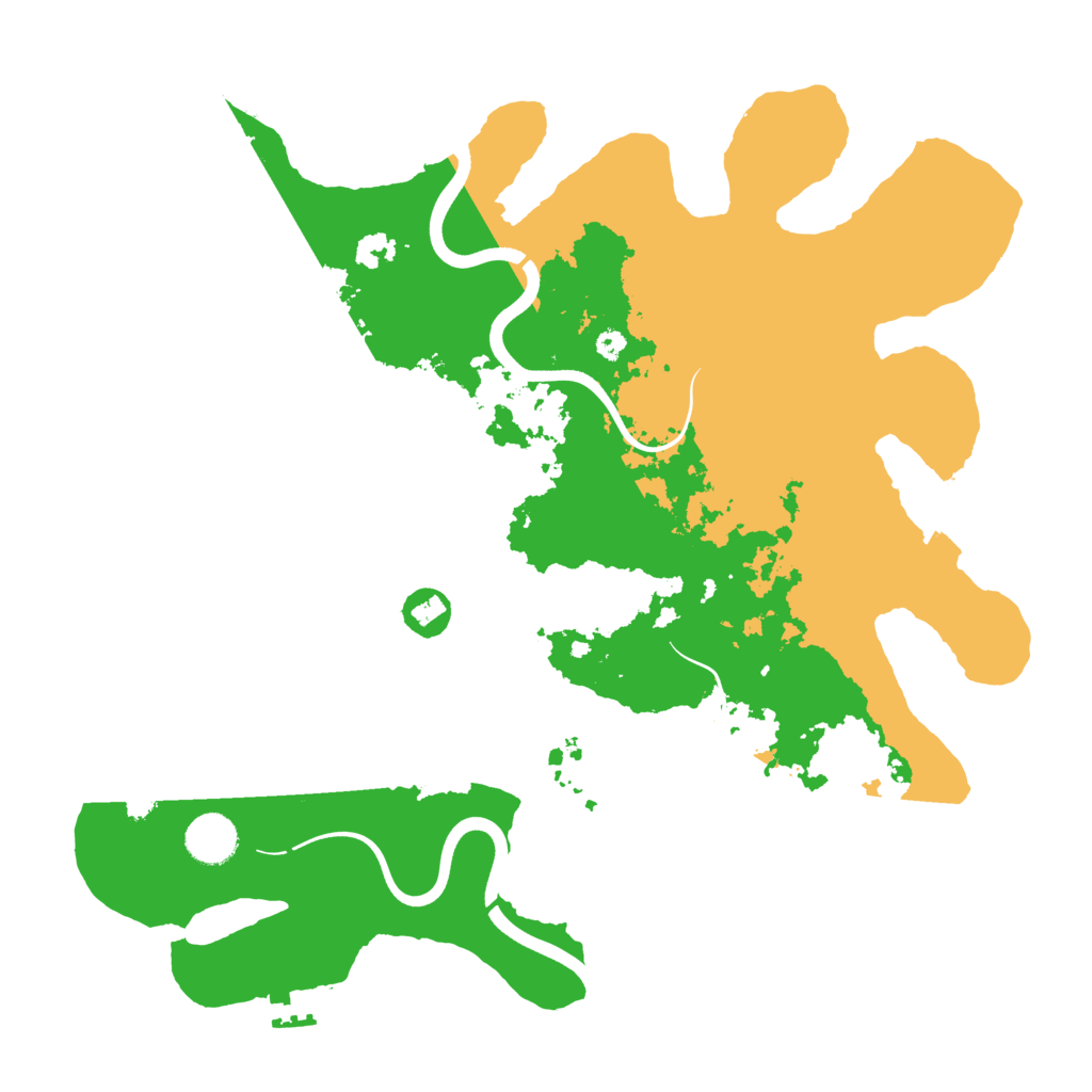 Biome Rust Map: Procedural Map, Size: 3750, Seed: 37374345