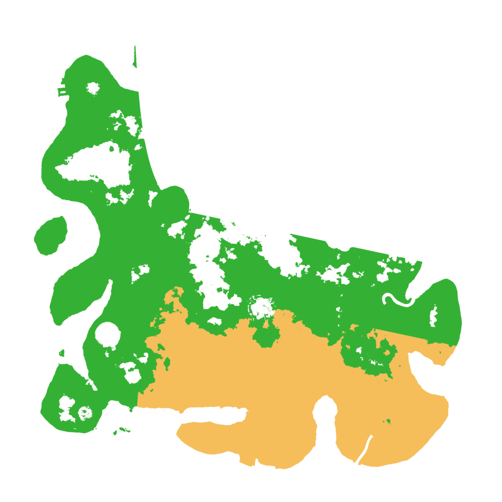 Biome Rust Map: Procedural Map, Size: 3700, Seed: 77991016