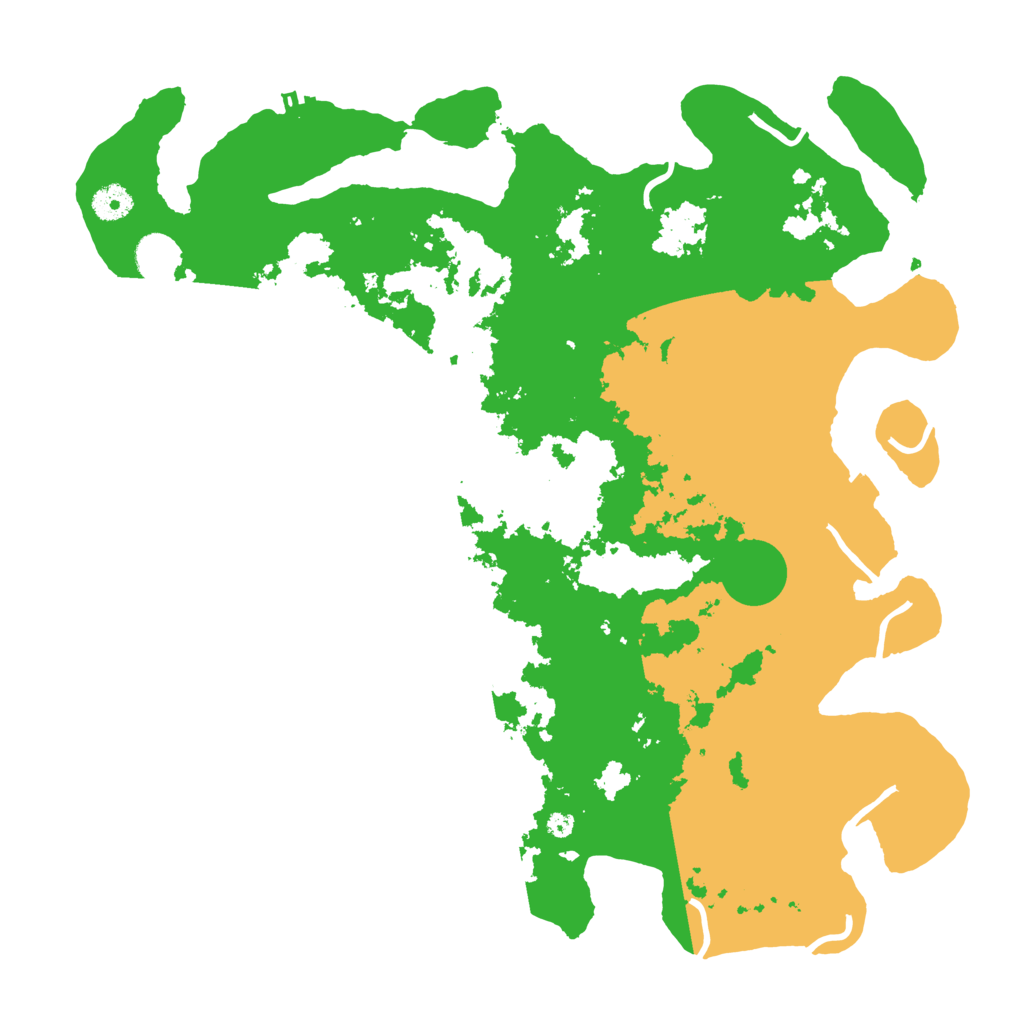 Biome Rust Map: Procedural Map, Size: 4100, Seed: 66782603