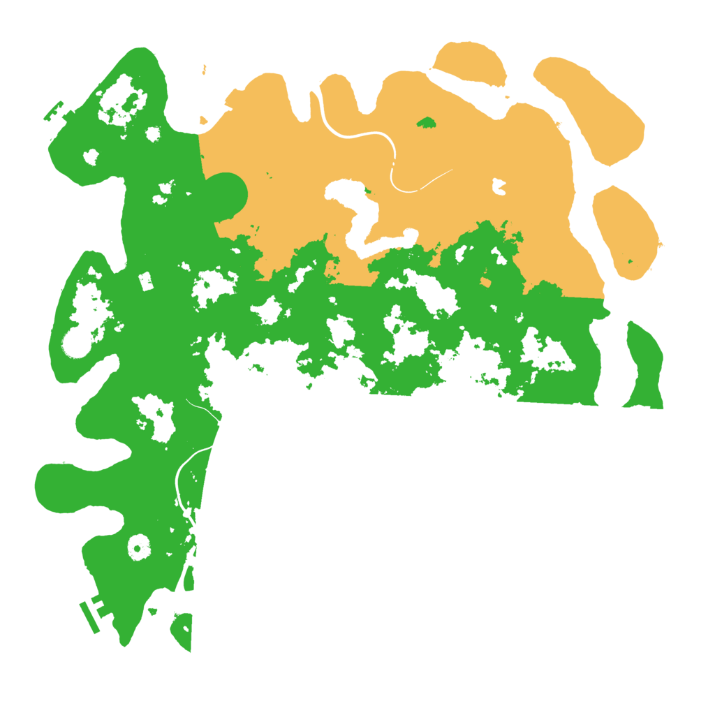 Biome Rust Map: Procedural Map, Size: 4300, Seed: 97476959