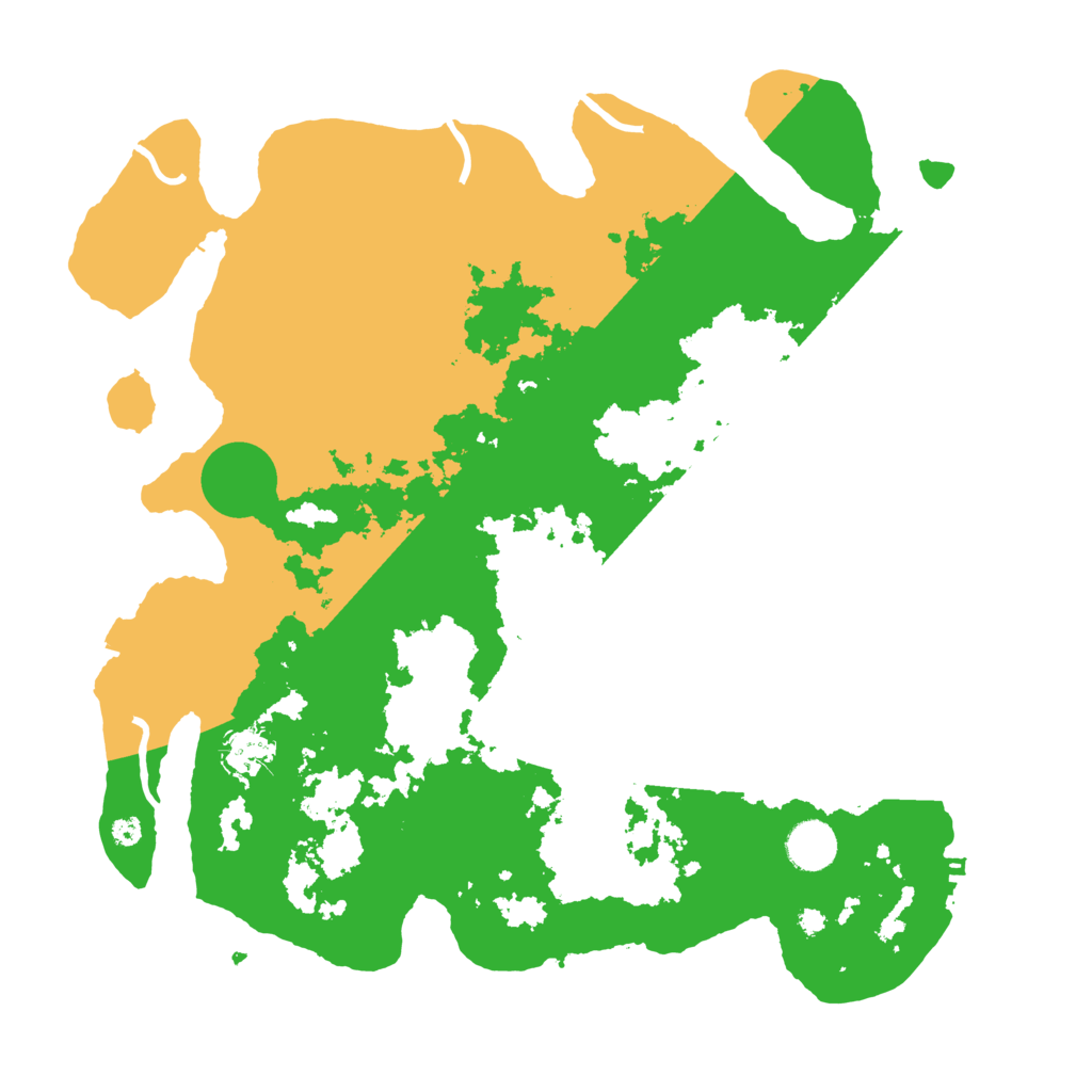 Biome Rust Map: Procedural Map, Size: 3800, Seed: 54295063