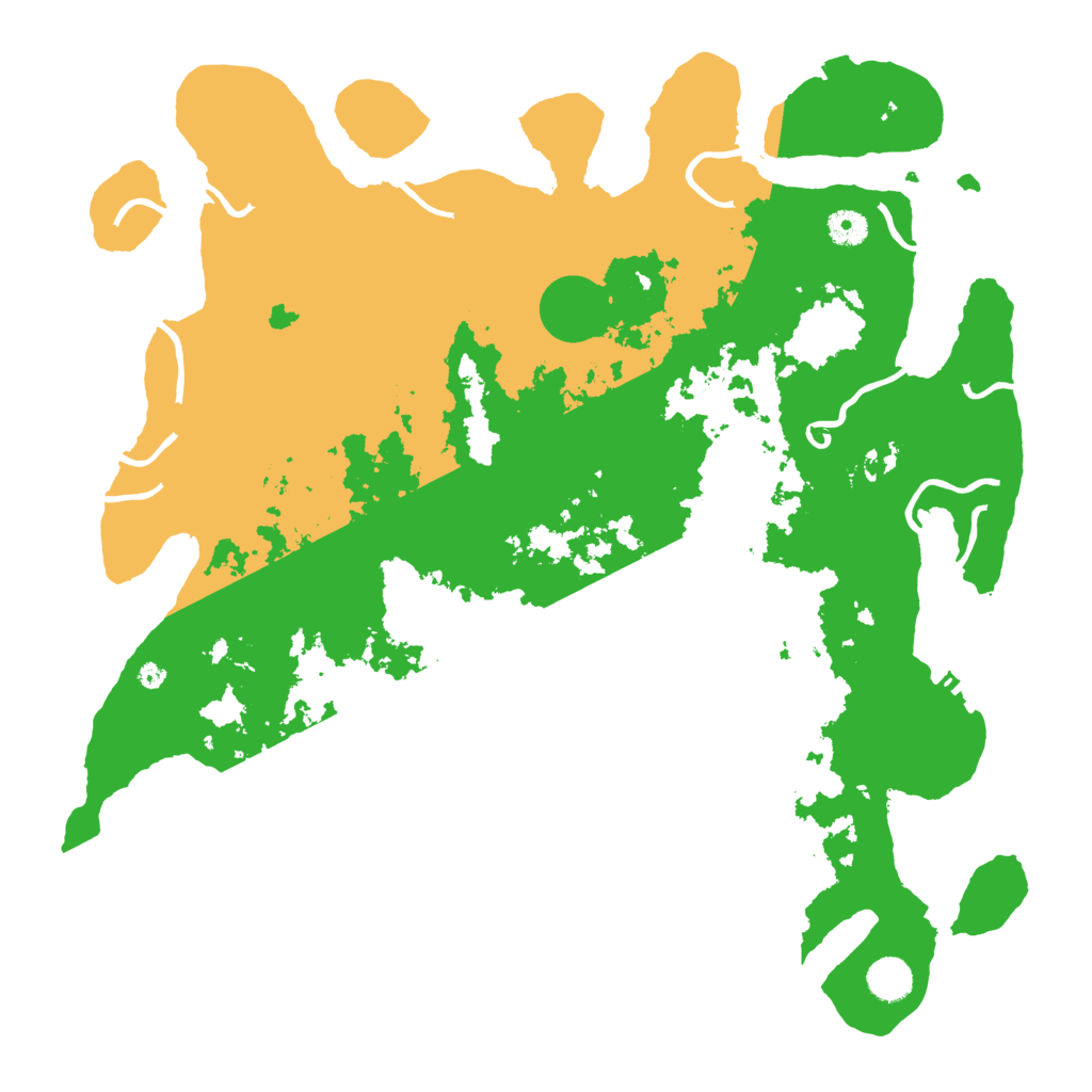 Biome Rust Map: Procedural Map, Size: 4300, Seed: 76702176