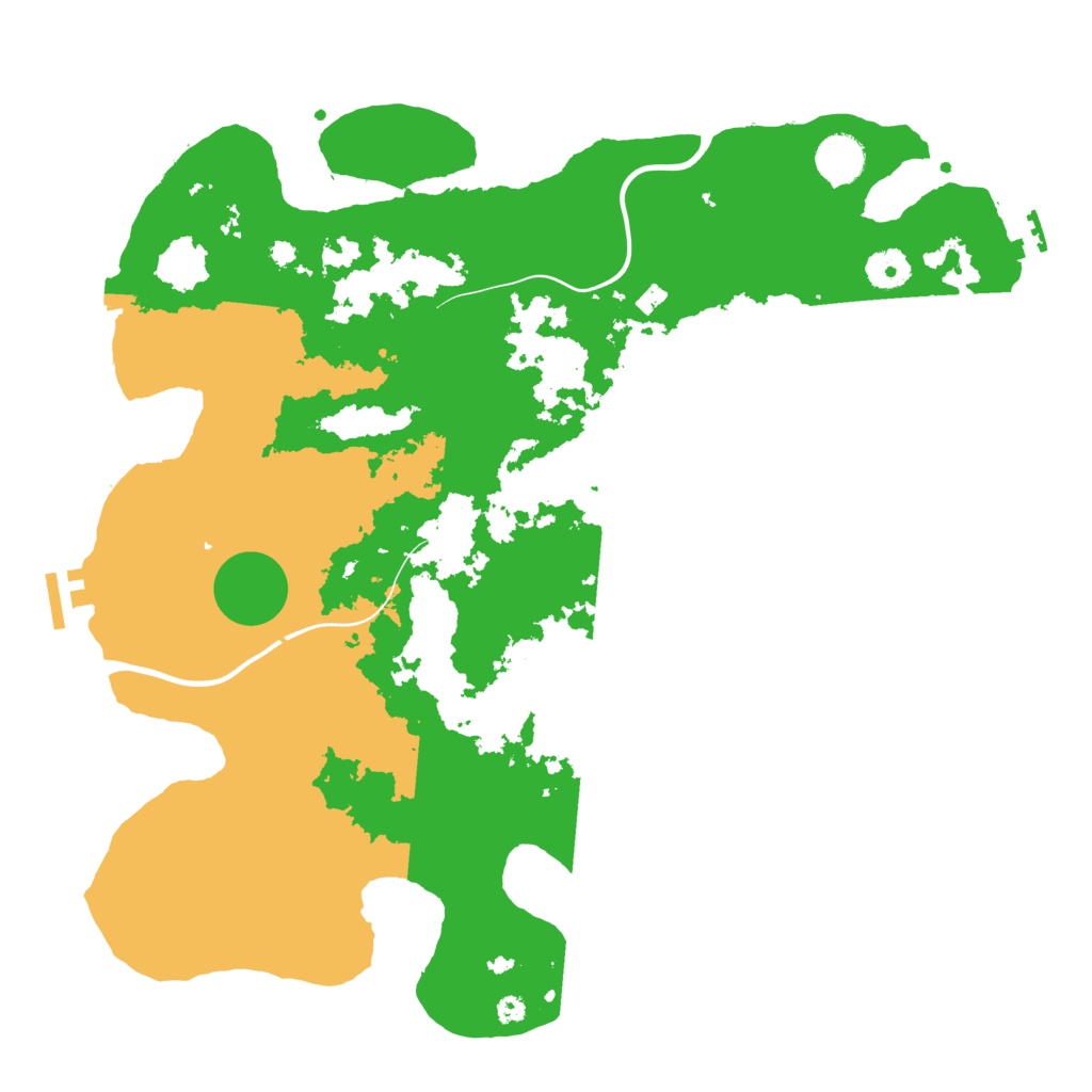 Biome Rust Map: Procedural Map, Size: 3900, Seed: 13362213