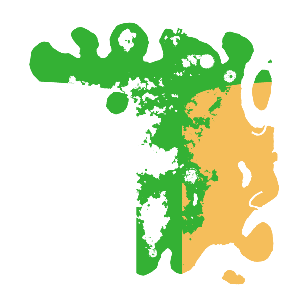 Biome Rust Map: Procedural Map, Size: 3800, Seed: 10307391