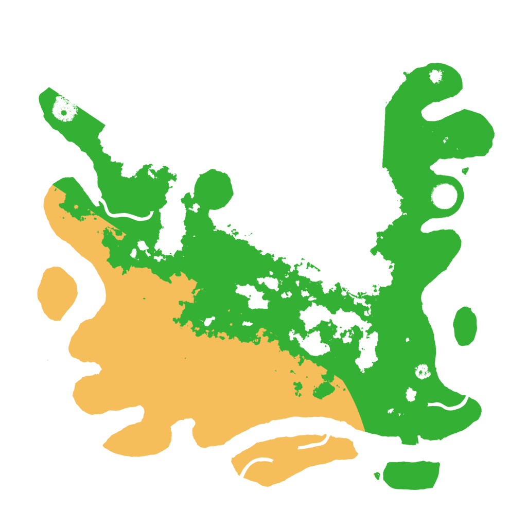 Biome Rust Map: Procedural Map, Size: 3650, Seed: 68836708