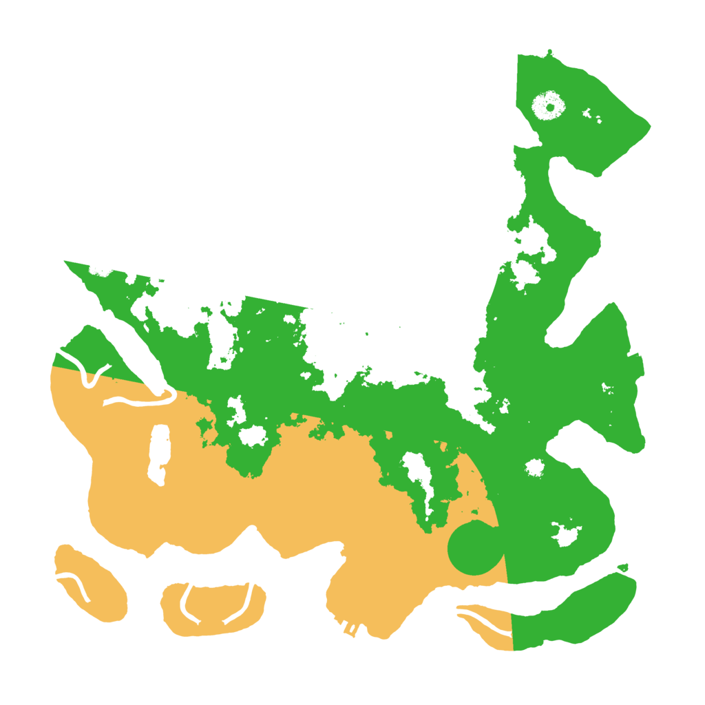 Biome Rust Map: Procedural Map, Size: 3500, Seed: 1542969920