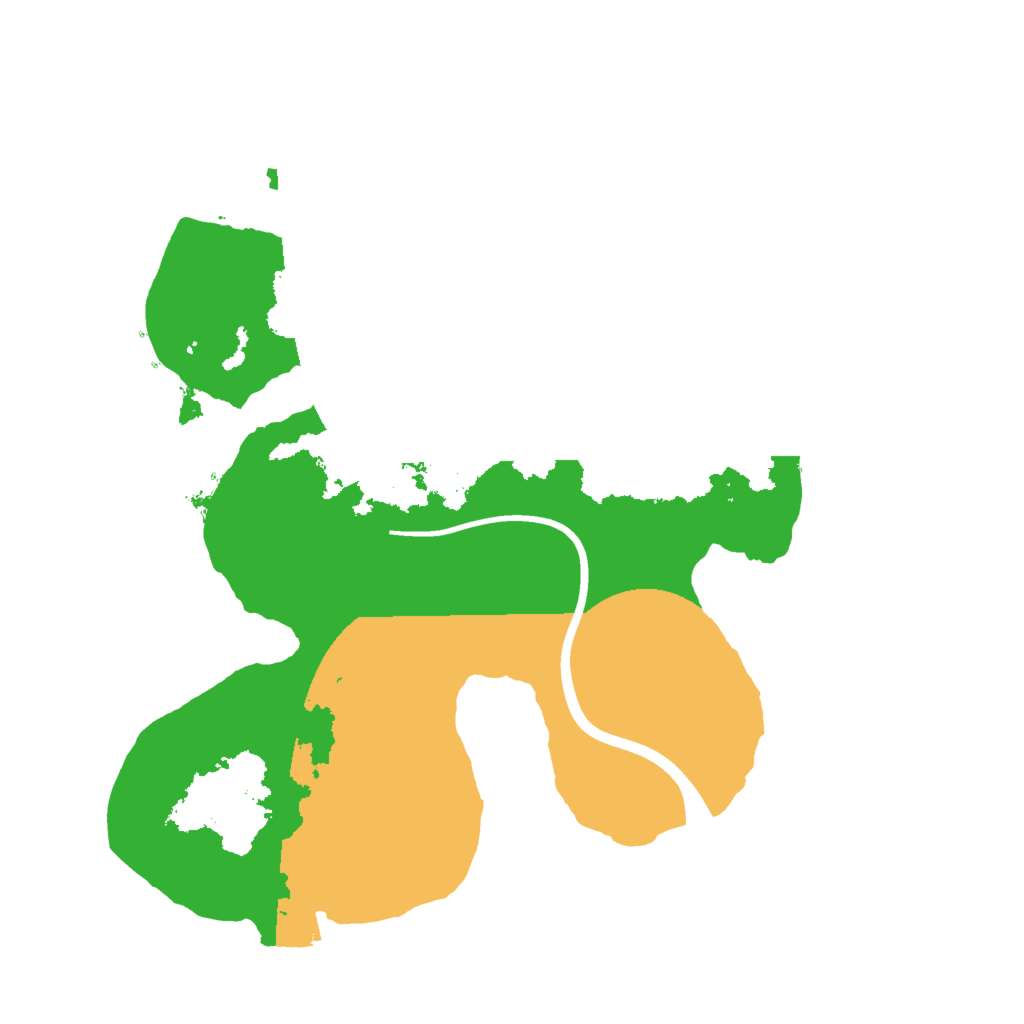 Biome Rust Map: Procedural Map, Size: 2000, Seed: 1438342890